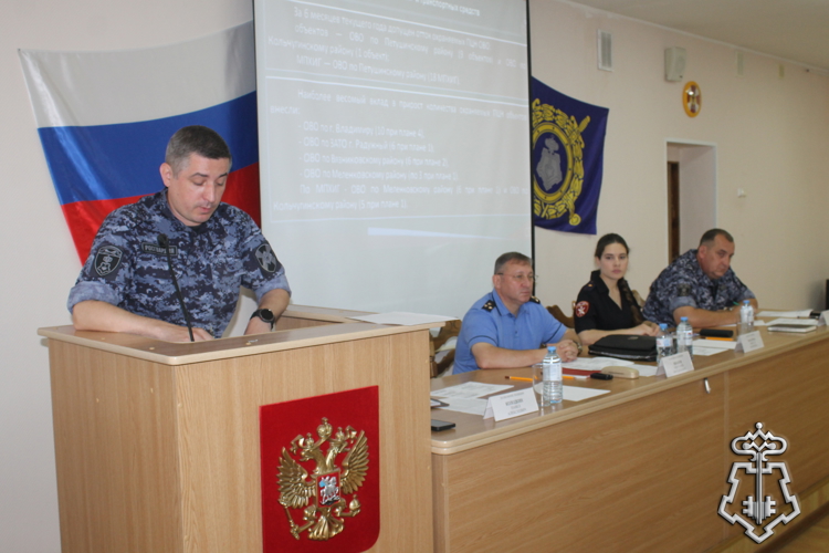В областном управлении вневедомственной охраны подвели итоги служебной деятельности за истекший период 2025 года