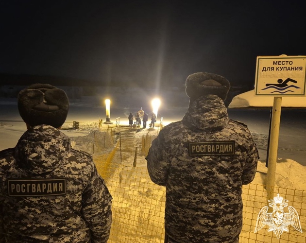Росгвардейцы обеспечили безопасность религиозных мероприятий в Крещение Господне во Владимирской области