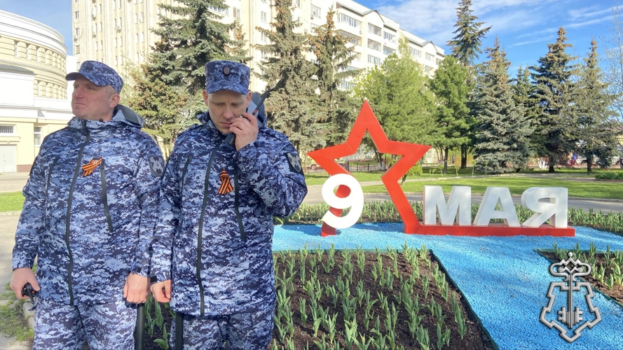 Владимирские росгвардейцы приняли участие в праздничных мероприятиях Дня Победы