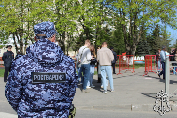 Владимирские росгвардейцы приняли участие в праздничных мероприятиях Дня Победы