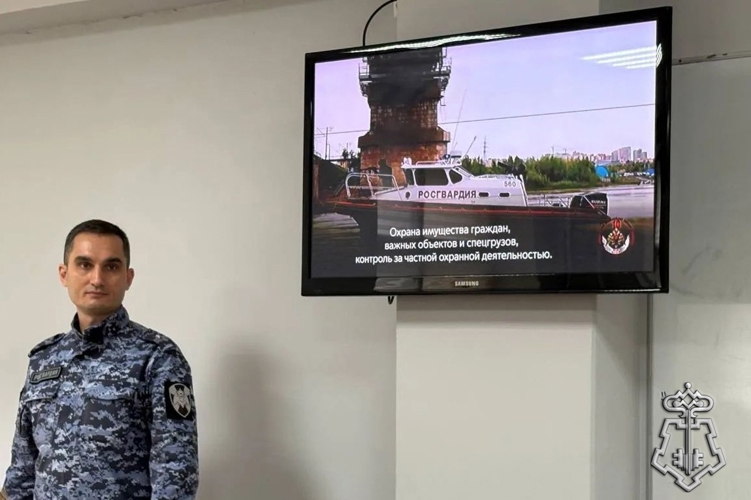 Управление Росгвардии по Владимирской области провело лекцию для студентов Владимирского техникума туризма